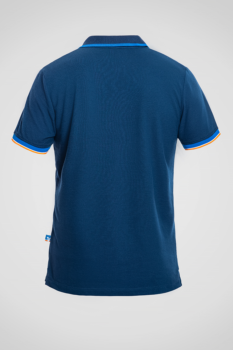 Poloshirt Herren blau