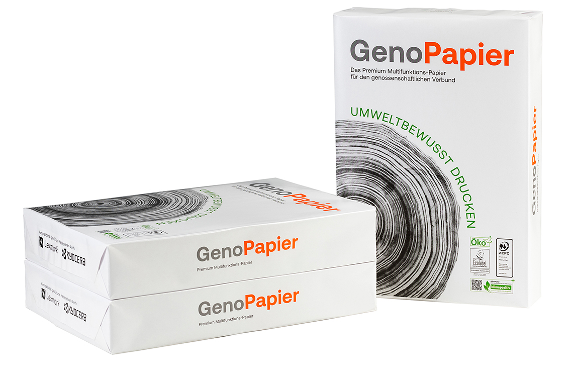 Kopierpapier GenoPapier GenoPapier stehend und liegend