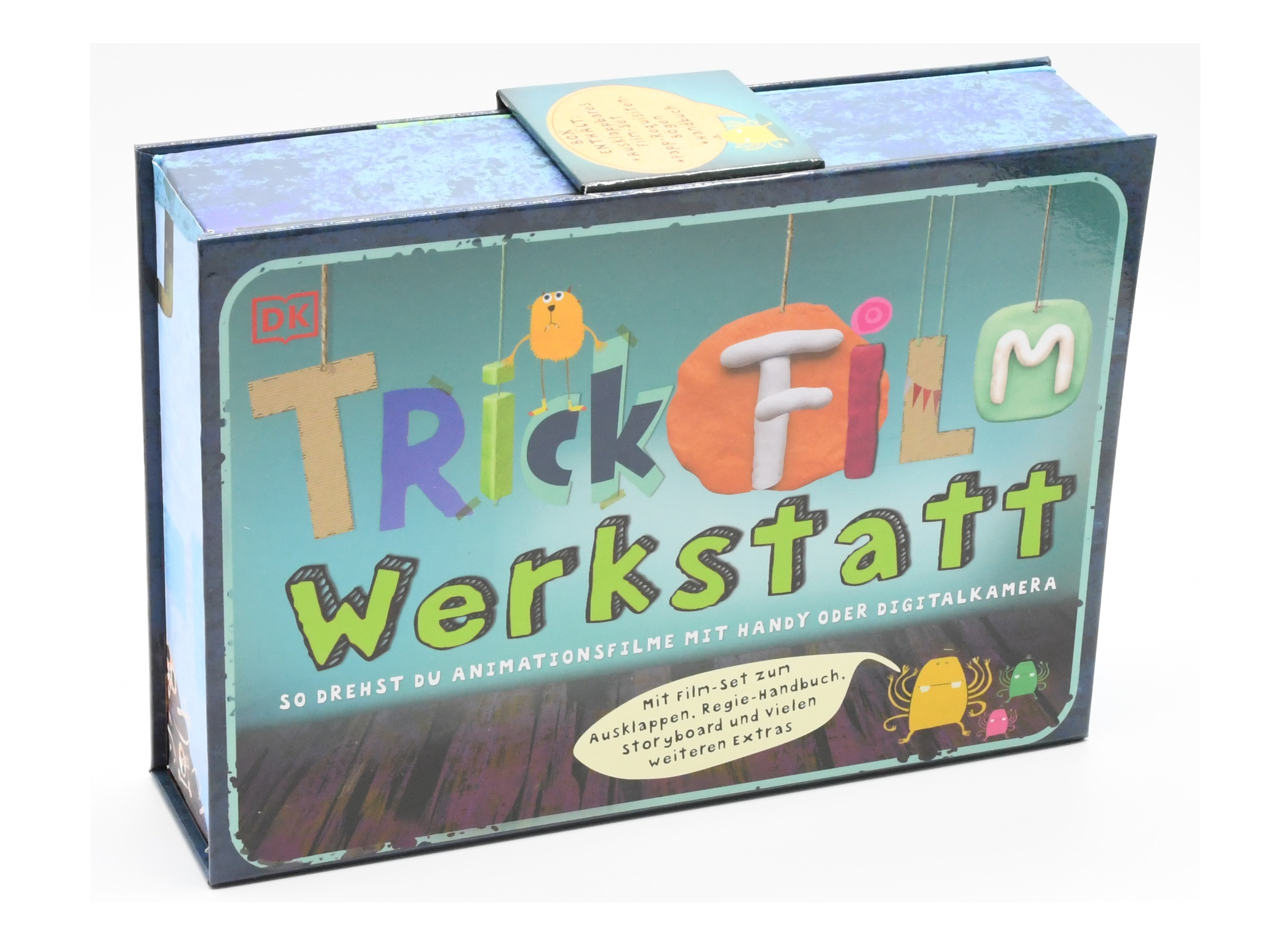 Trickfilm Werkstatt Verpackung seitlich oben  Trickfilm Werkstatt