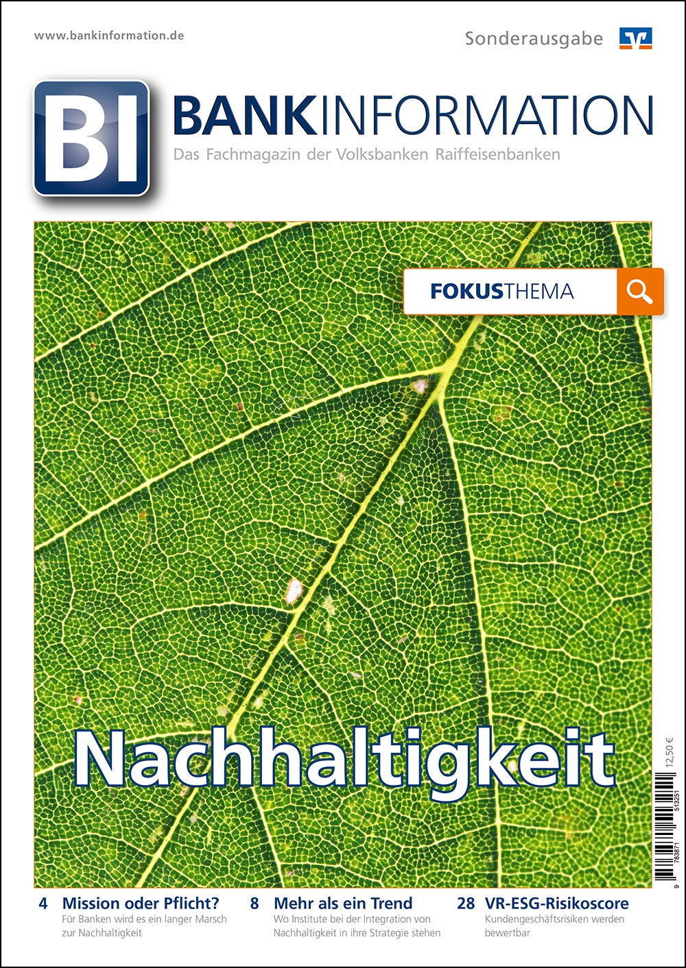 BankInformation, Fokus-Thema: Nachhaltigkeit BankInformation, Fokus-Thema: Nachhaltigkeit