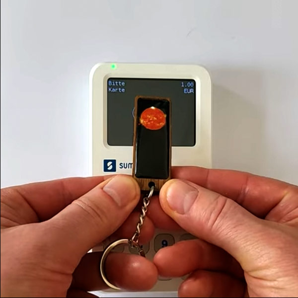 Key2Pay ULTRA Pro – Sonne mit Beispielzahlfunktion