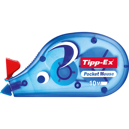 Tipp-Ex Korrekturroller Pocket Mouse Tipp-Ex Mouse Blau, Rot Vorderseite