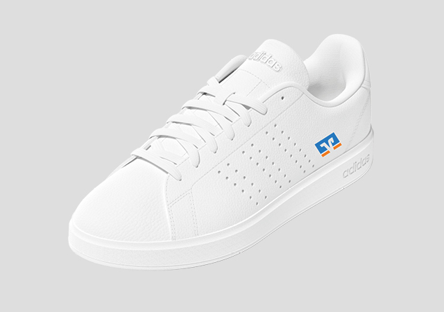 weißer Sneaker
