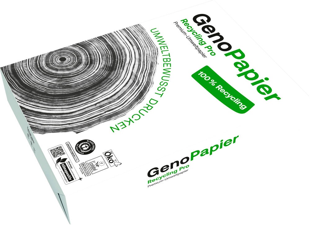 Kopierpapier GenoPapier Recycling Pro Deckblatt Vorderseite GenoPapier