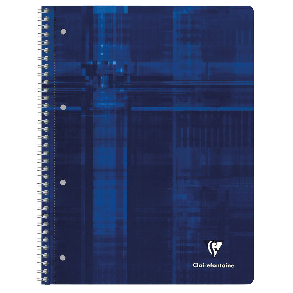 Clairefontaine Collegeblock DIN A4 kariert Collegeblock in Blau