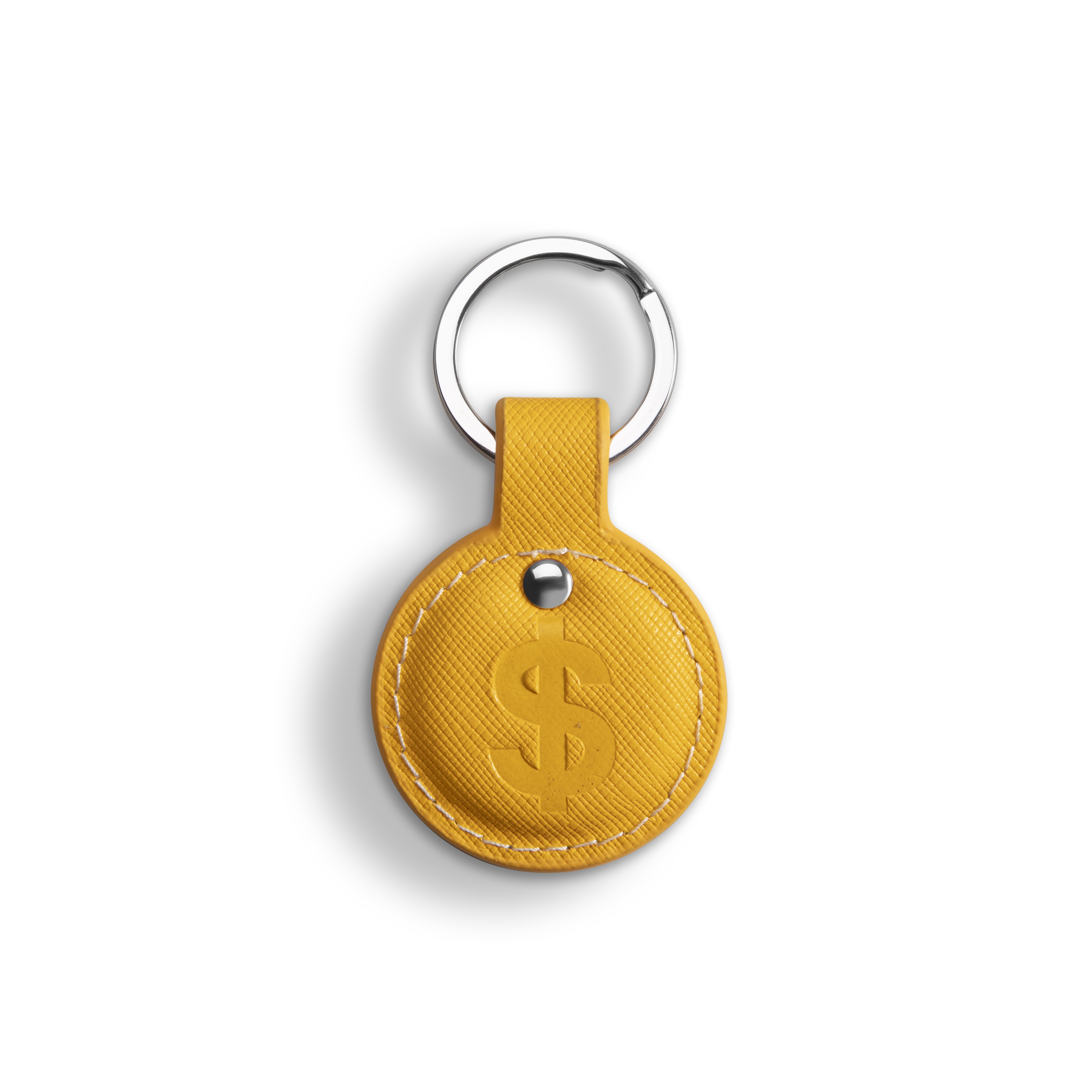 Payment Schlüsselanhänger Gelb | Saffiano-Leder Saffiano-Leder in Gelb