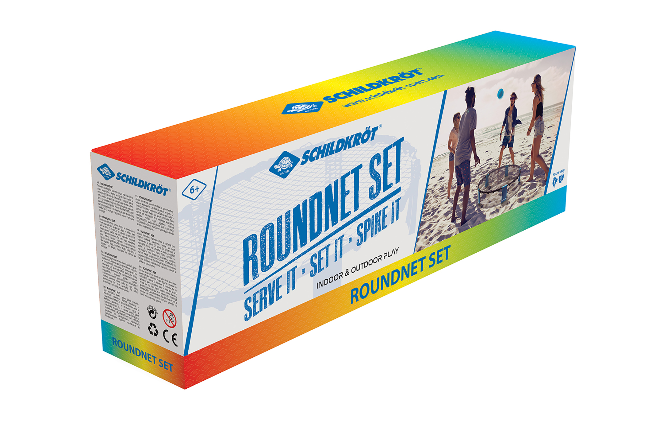 Rountnet-Set Verpackung leit von oben Rountnet-Set