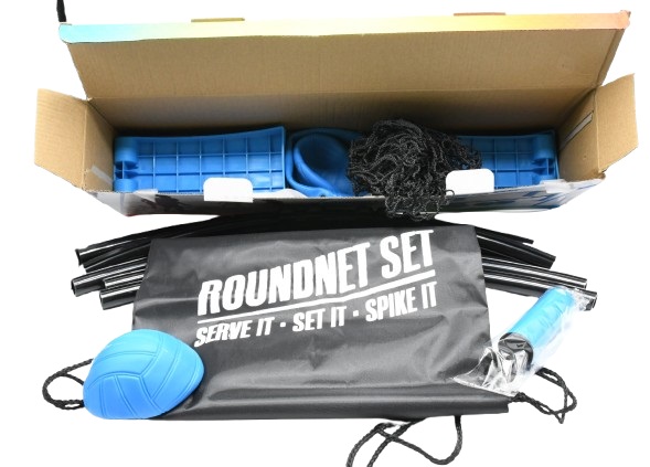 Rountnet-Set Blick von oben in den Karton Rountnet-Set