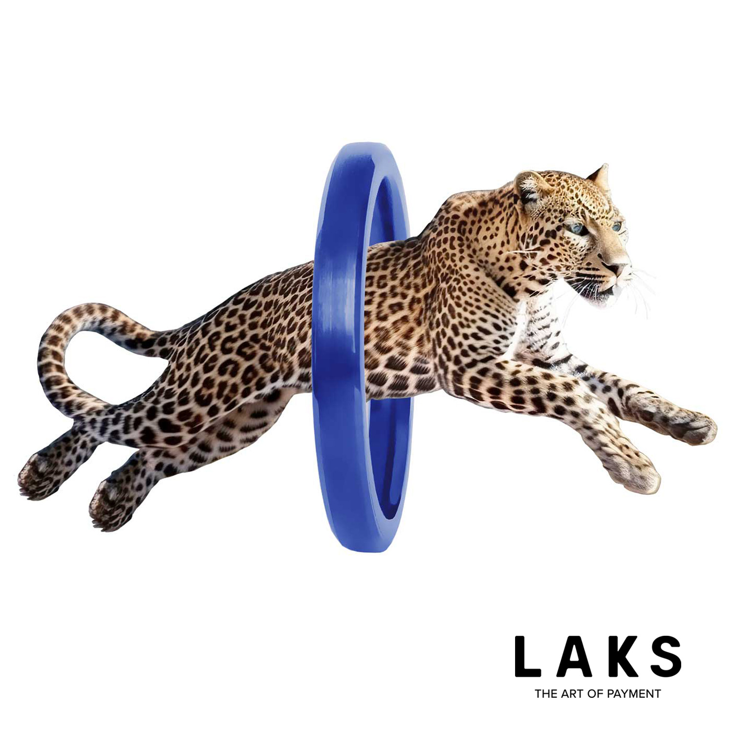 LEOPARD No5 - AZZURRO