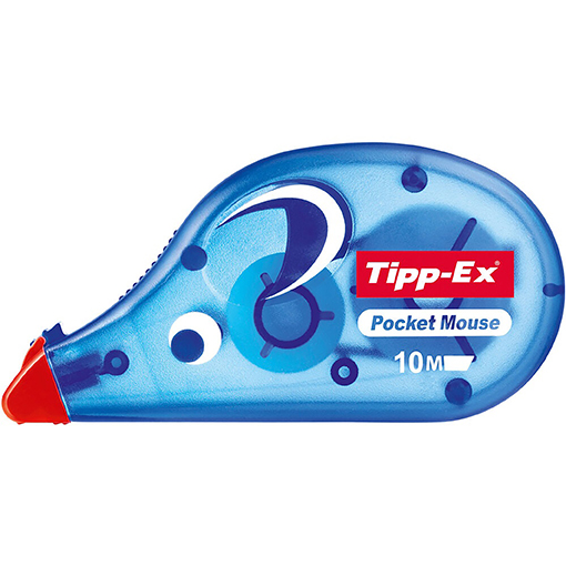 Tipp-Ex Korrekturroller Pocket Mouse Tipp-Ex Mouse Blau, Rot Vorderseite