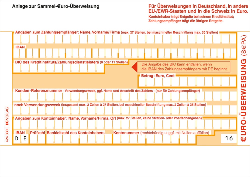 Überweisungsbogen zum selber ausfüllen