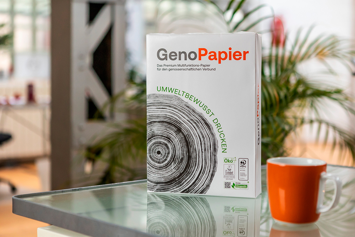 Kopierpapier GenoPapier GenoPapier mit Hintergrund